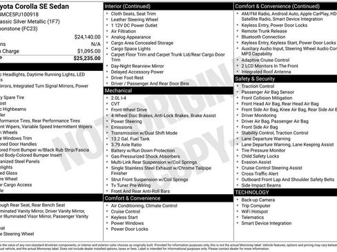 Used 2023 Toyota Corolla SE image 7