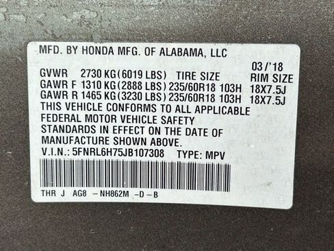 Used 2018 Honda Odyssey EX-L image 16