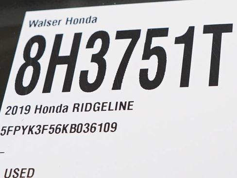 Used 2019 Honda Ridgeline RTL image 31