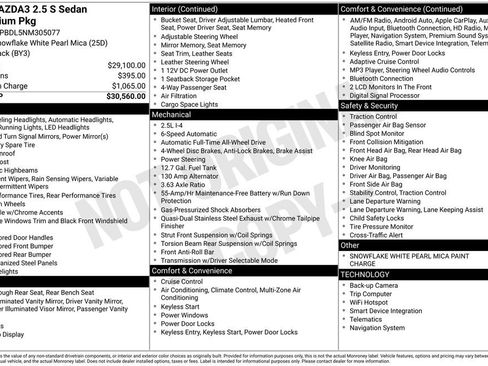 Used 2022 MAZDA MAZDA3 s image 6