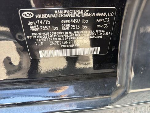 Used 2015 Hyundai Sonata SE w/ Option Group 09 FWD image 1