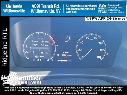 New 2026 Honda Ridgeline RTL image 21