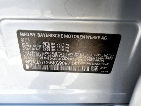 Used 2019 BMW 530i xDrive w/ Convenience Package image 46