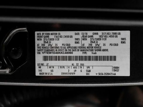 Used 2019 Ford F150 XLT w/ Equipment Group 302A Luxury image 65