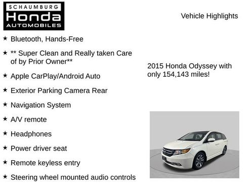 Used 2015 Honda Odyssey Touring Elite image 7
