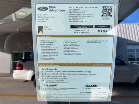 Certified 2023 Ford Escape ST-Line Select w/ Tech Pack #2 AWD/4WD image 4