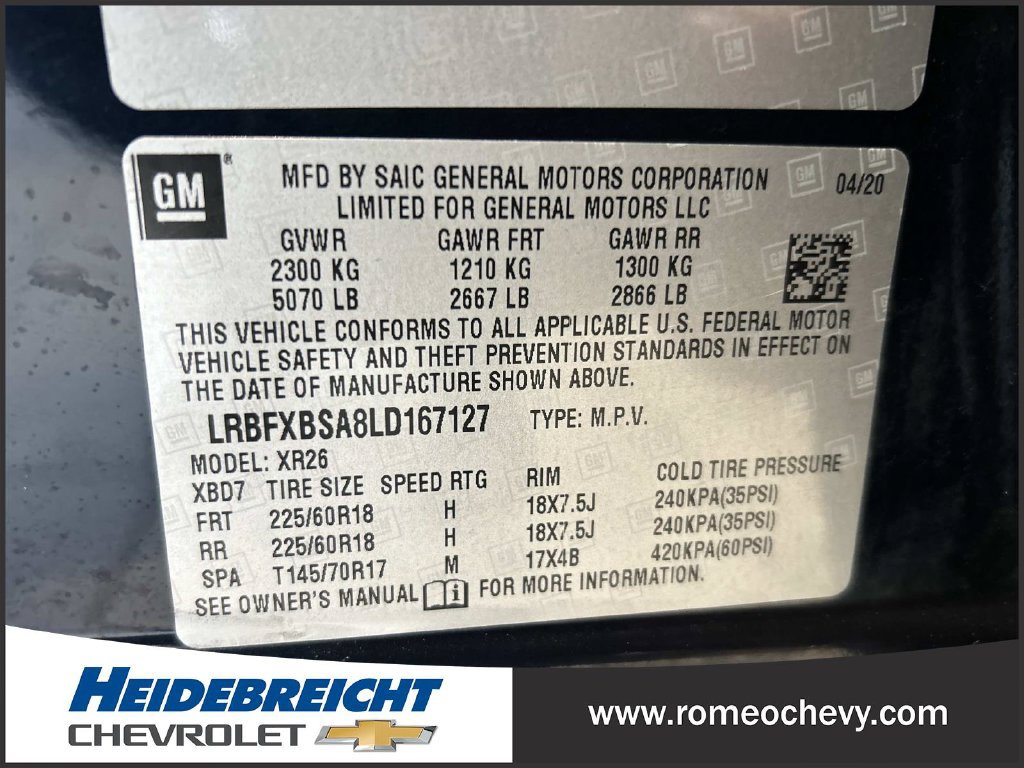 Used 2020 Buick Envision Preferred FWD image 8