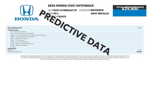 Used 2024 Honda Civic EX-L image 2
