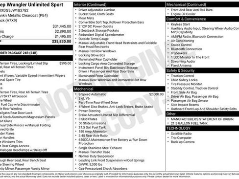 Used 2018 Jeep Wrangler Unlimited Sport image 19