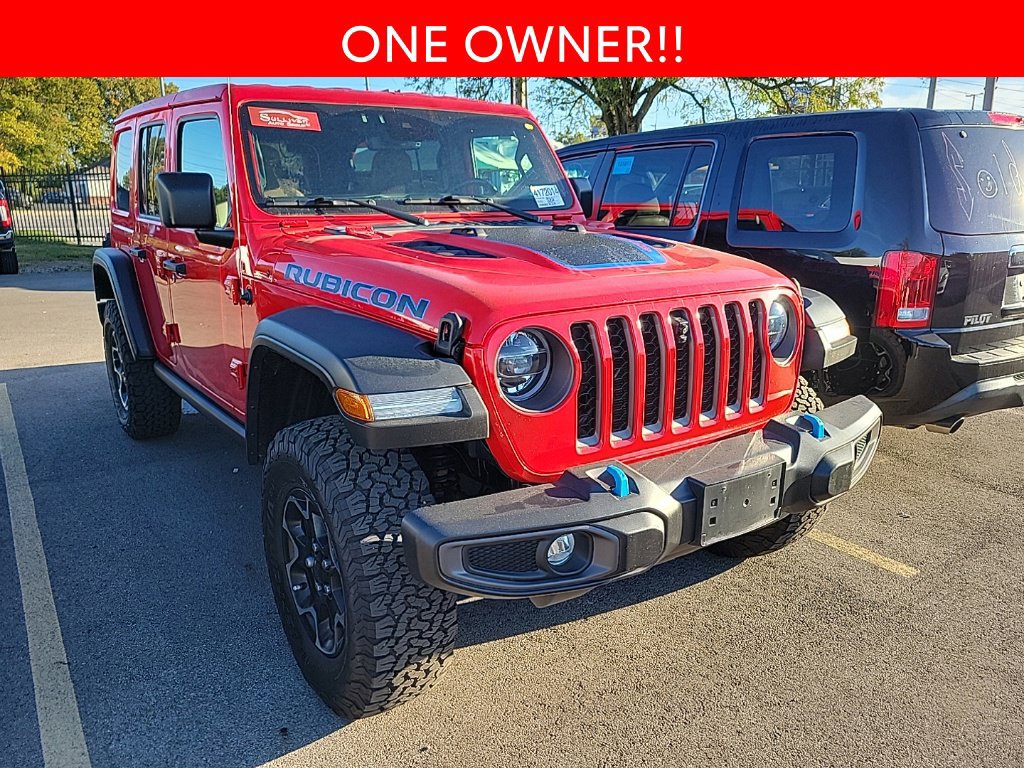 Used 2021 Jeep Wrangler Unlimited Rubicon 4xe w/ Cold Weather Group AWD/4WD image 3