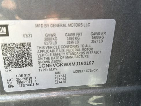 Used 2021 Chevrolet Traverse LT image 26