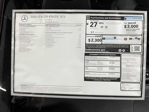 New 2026 Mercedes-Benz GLB 250 4MATIC image 43