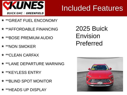 Used 2025 Buick Envision Preferred AWD/4WD image 3