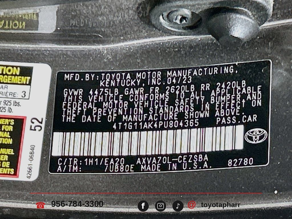 Used 2023 Toyota Camry SE FWD image 28