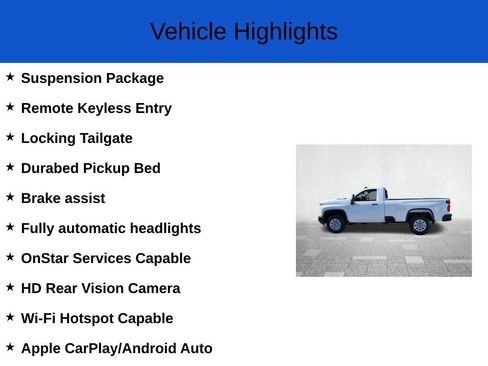 New 2026 Chevrolet Silverado 2500 W/T w/ WT Convenience Package image 2