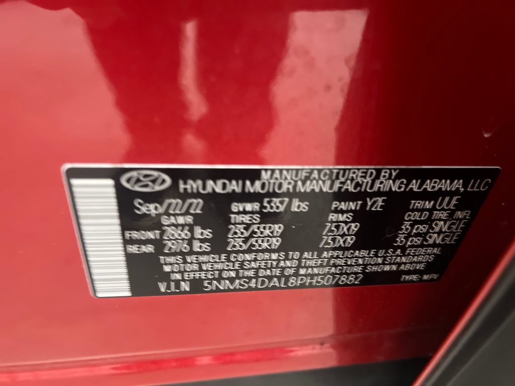 Used 2023 Hyundai Santa Fe Limited w/ Cargo Package AWD/4WD image 33