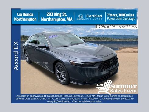 Certified 2023 Honda Accord EX image 1