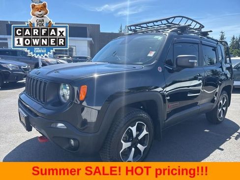 Used 2020 Jeep Renegade Trailhawk w/ Premium Leather Group AWD/4WD image 1