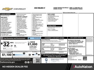 Used 2022 Chevrolet Malibu LT FWD video 1