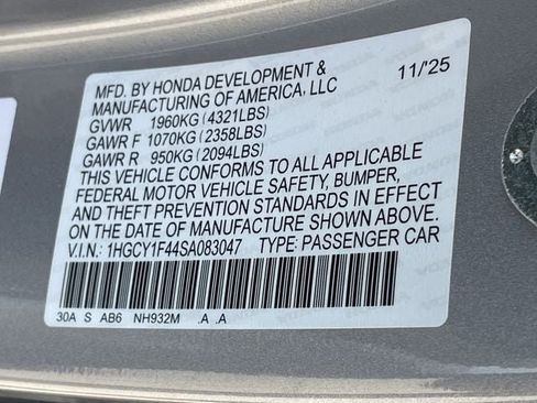Used 2025 Honda Accord SE image 28