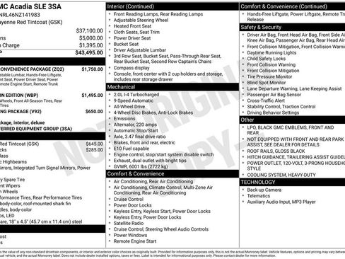 Certified 2022 GMC Acadia SLE w/ Driver Convenience Package image 6