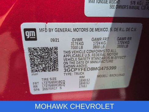 Used 2021 Chevrolet Silverado 1500 LT Trail Boss AWD/4WD image 34