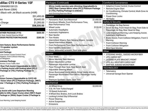 Certified 2024 Cadillac CT5 V w/ Cold Weather Package AWD/4WD image 15