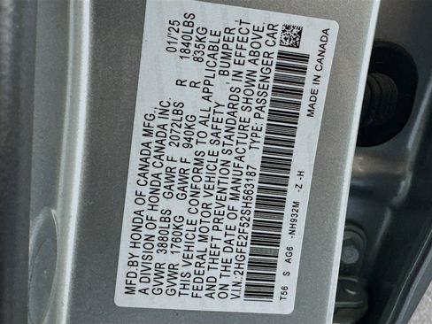 Used 2025 Honda Civic Sport image 30