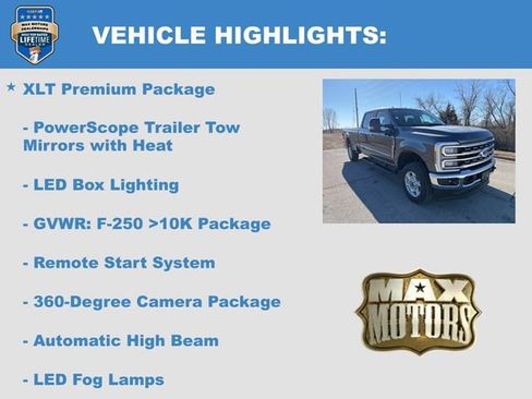 New 2026 Ford F250 XLT w/ XLT Premium Package AWD/4WD image 12