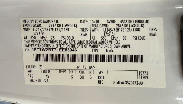 Used 2020 Ford F250 XL w/ Power Equipment Group AWD/4WD image 12