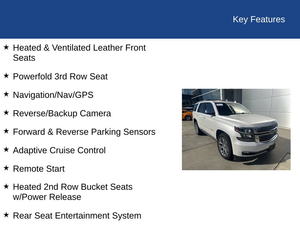 Used 2020 Chevrolet Tahoe Premier w/ Premier Plus Edition AWD/4WD image 37