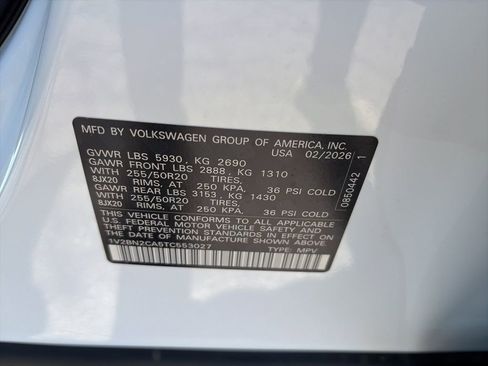 New 2026 Volkswagen Atlas SEL AWD/4WD image 34