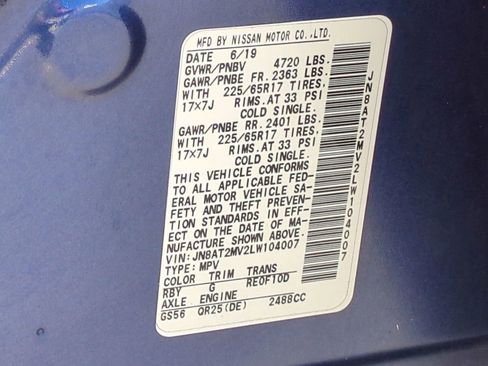 Used 2020 Nissan Rogue SV image 31