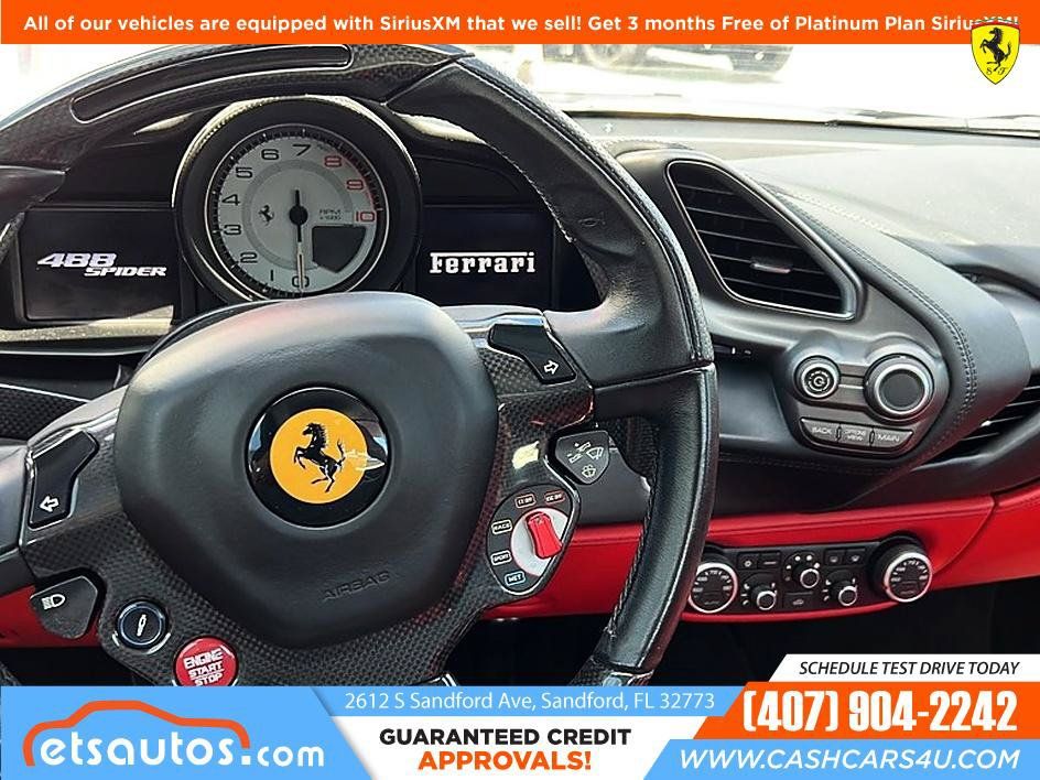 Used 2017 Ferrari 488 Spider RWD image 11