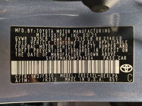 Used 2021 Toyota Corolla LE image 33