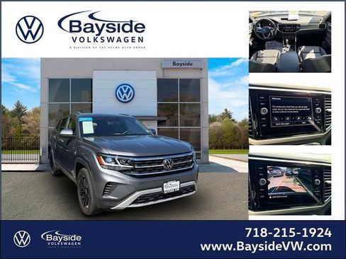 Certified 2023 Volkswagen Atlas Cross Sport SE w/ Black Wheel Package AWD/4WD image 1