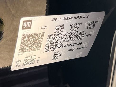 Certified 2026 Cadillac Escalade Platinum Sport w/ LPO, ONYX Package image 36