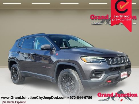 Used 2022 Jeep Compass Trailhawk w/ Trailhawk Elite Group AWD/4WD image 1