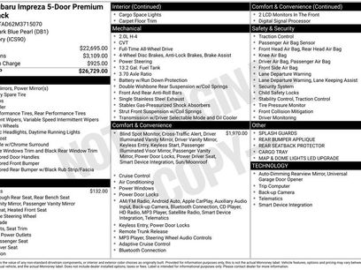 Used 2021 Subaru Impreza Premium