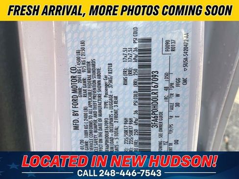 Used 2020 Ford Fusion SE FWD image 14