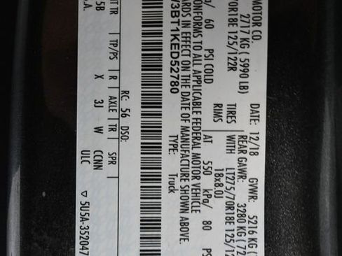 Used 2019 Ford F350 Lariat w/ Chrome Package image 52