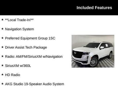 Used 2021 Cadillac Escalade Sport w/ Driver Assist Tech Package AWD/4WD image 4