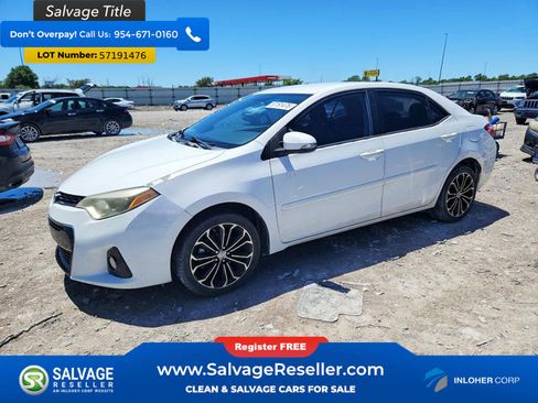 Used 2015 Toyota Corolla S w/ Body Protection Package #1 FWD image 1