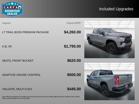 Used 2024 Chevrolet Silverado 1500 LT Trail Boss w/ LT Trail Boss Premium Package AWD/4WD image 3