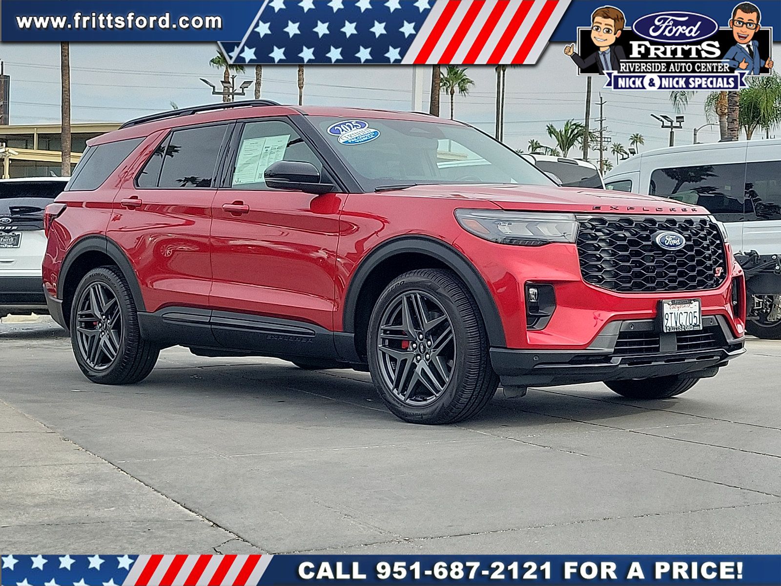 Certified 2025 Ford Explorer ST w/ Sun And Sound Package AWD/4WD image 24