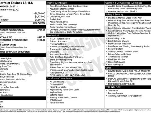 Used 2023 Chevrolet Equinox LS w/ LS Convenience Package FWD image 5