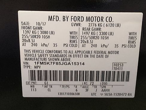 Used 2018 Ford Explorer Limited image 33