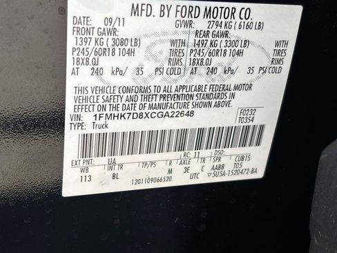 Used 2012 Ford Explorer XLT image 32