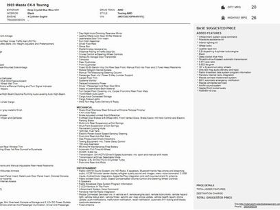 Certified 2023 MAZDA CX-9 Touring