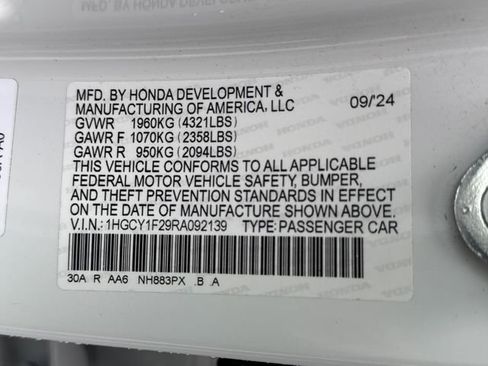 Used 2024 Honda Accord LX image 17